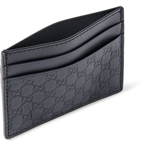 gucci mens card case|Gucci trifold wallet for men.